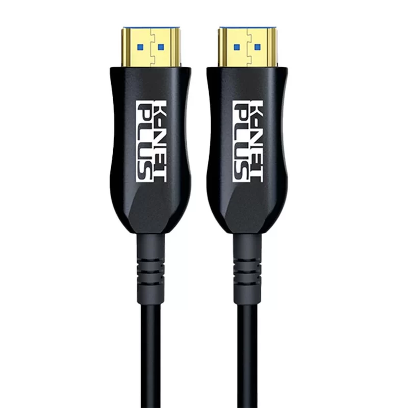 کابل HDMI 2.0 فیبر نوری کی نت پلاس مدل KP-CHAOC700 طول 70 متر
