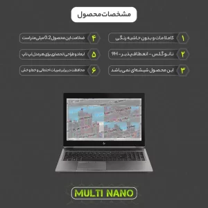 محافظ صفحه نمایش مات مولتی نانو مدل X-S1M مناسب برای لپ تاپ اچ پی ZBook Studio G5 2018 15.6 inch