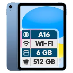 تبلت 11 اینچ اپل مدل iPad 2025 Wi-Fi ظرفیت 512 گیگابایت و رم 6 گیگابایت، رزولوشن دوربین 12 مگاپیکسل، پشتیبانی از قلم