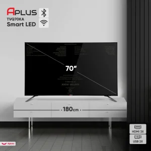 تلویزیون 70 اینچ کیو ال ای دی هوشمند آپلاس مدل TVQ70KA